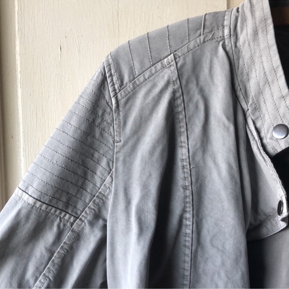 Lucky Brand gray moto jacket - Picture 5 of 7